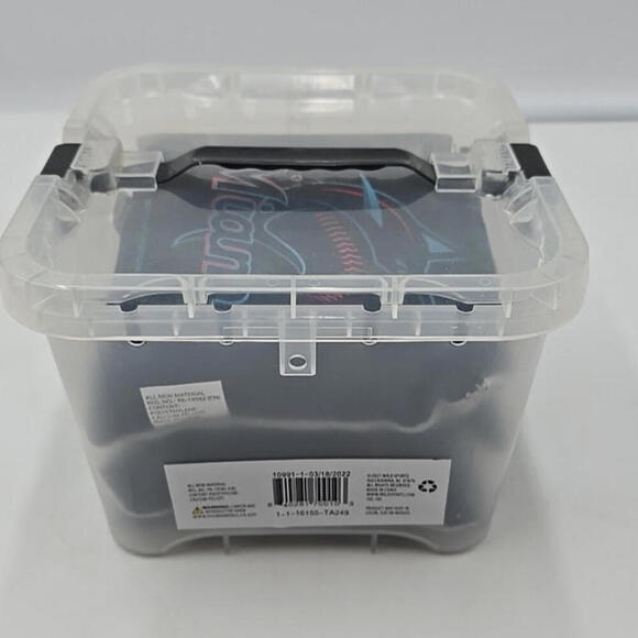 Miami MLB Marlins Corn Hole Bean Bags (SET OF 4) with Case - Picture 6 of 7